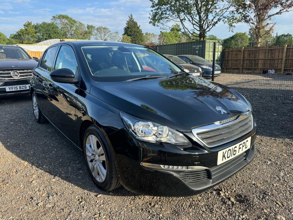 Peugeot 308 1.6 Bluehdi Active Euro 6 Ss KO16FPC Black #2