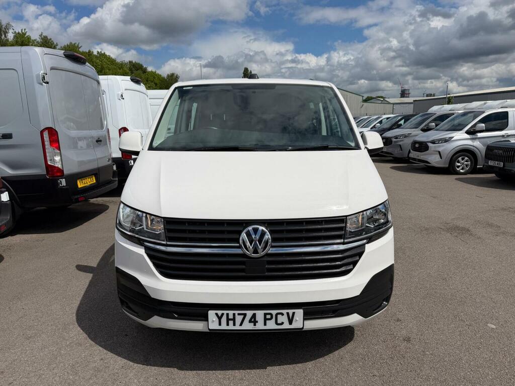 Volkswagen Transporter Combi Van 2.0 Tdi T32 Startline Kombi Dsg Fwd Swb YH74PCV White #2