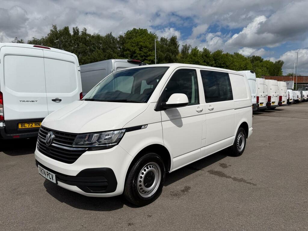 Volkswagen Transporter Combi Van 2.0 Tdi T32 Startline Kombi Dsg Fwd Swb YH74PCV White #3