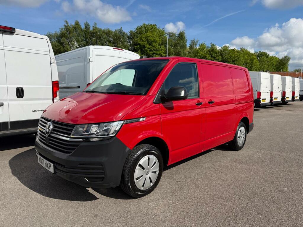 Volkswagen Transporter Panel Van 2.0 Tdi T26 Startline Fwd Swb Euro 6 S YD71HXP Red #3