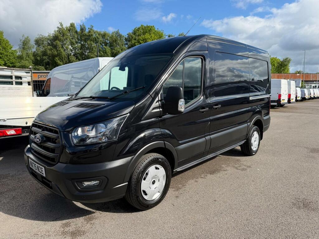 Ford Transit Custom Panel Van 2.0 350 Ecoblue Trend Fwd L2 H2 Euro 6 MX75NZE Black #3