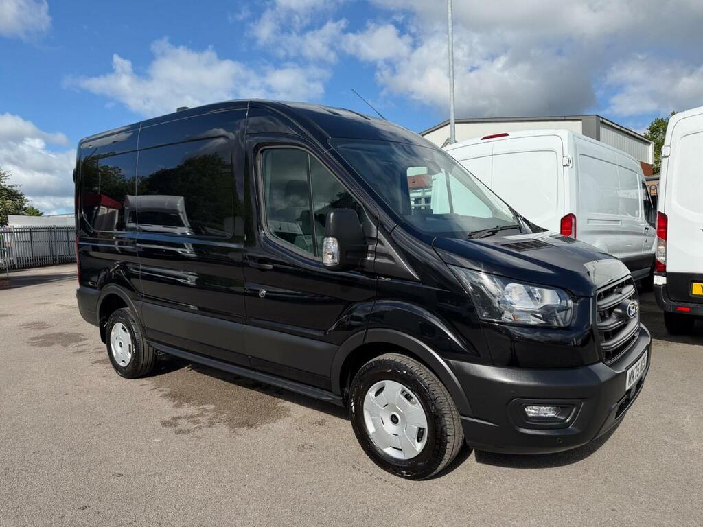 Ford Transit Custom Panel Van 2.0 350 Ecoblue Trend Fwd L2 H2 Euro 6 MX75NZE Black