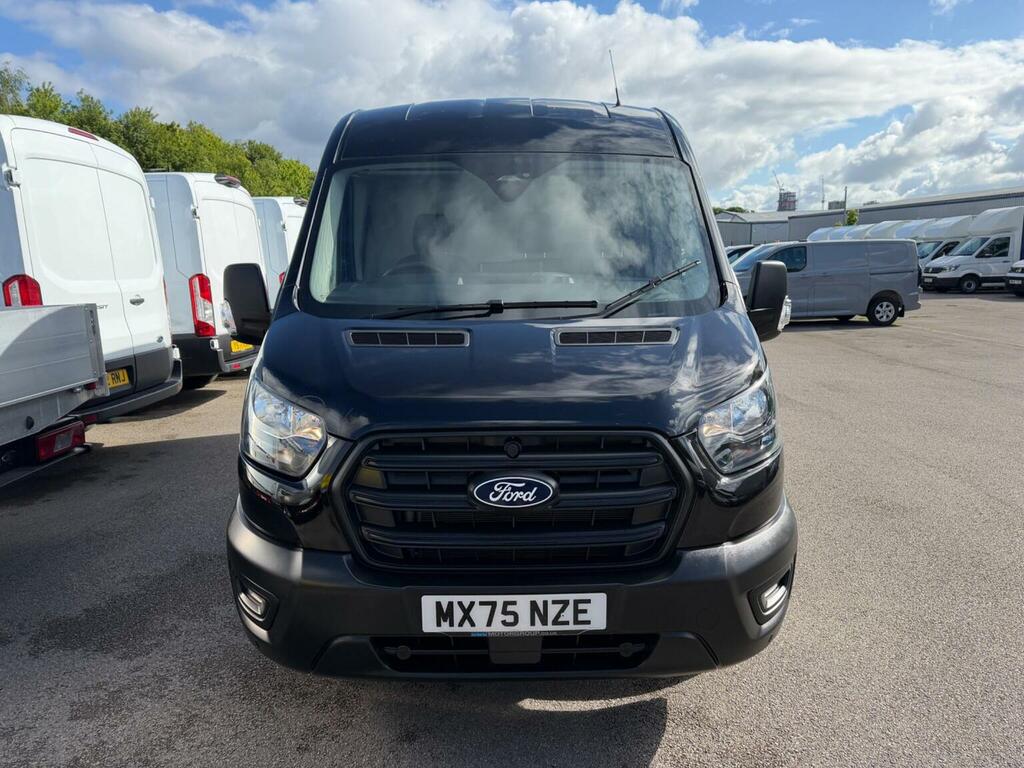Ford Transit Custom Panel Van 2.0 350 Ecoblue Trend Fwd L2 H2 Euro 6 MX75NZE Black #2