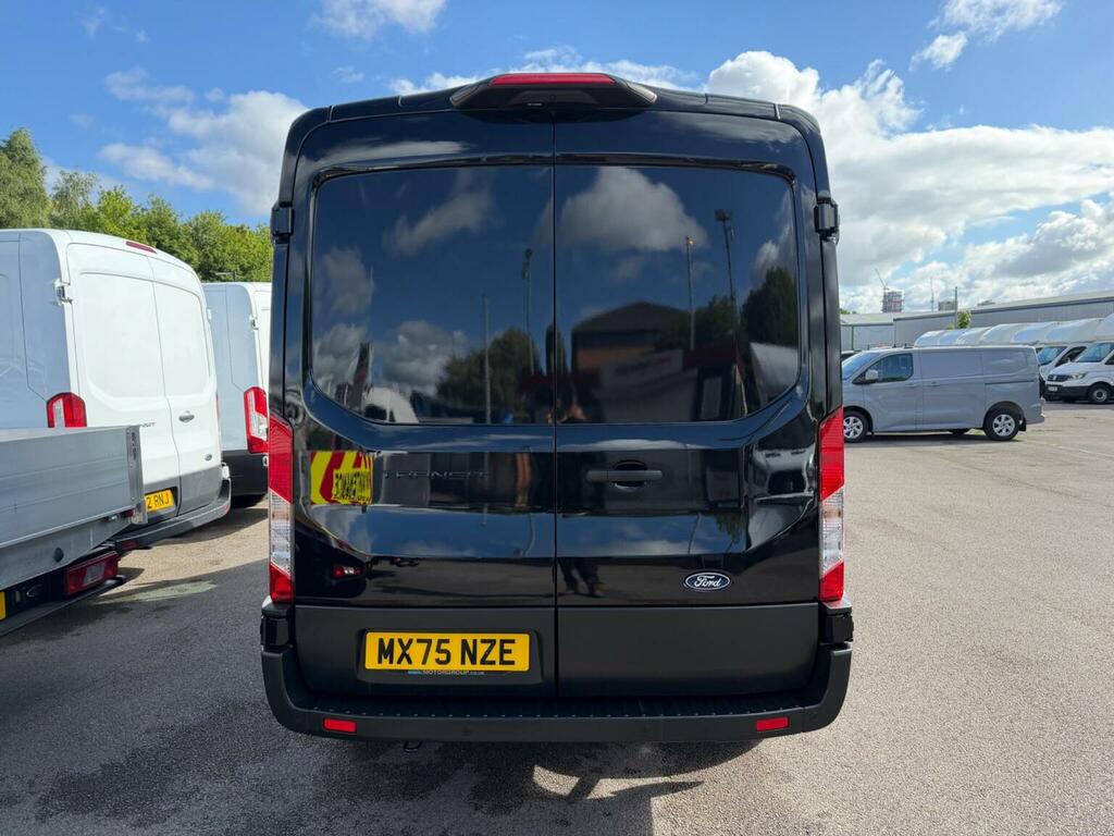 Ford Transit Custom Panel Van 2.0 350 Ecoblue Trend Fwd L2 H2 Euro 6 MX75NZE Black #6