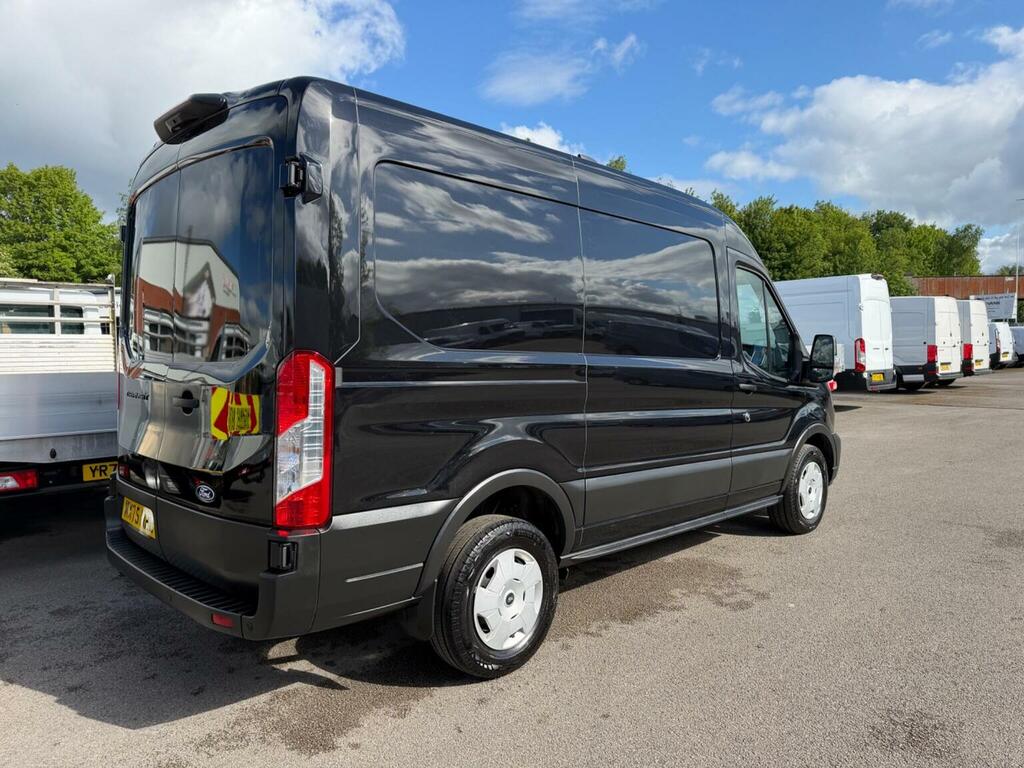 Ford Transit Custom Panel Van 2.0 350 Ecoblue Trend Fwd L2 H2 Euro 6 MX75NZE Black #5