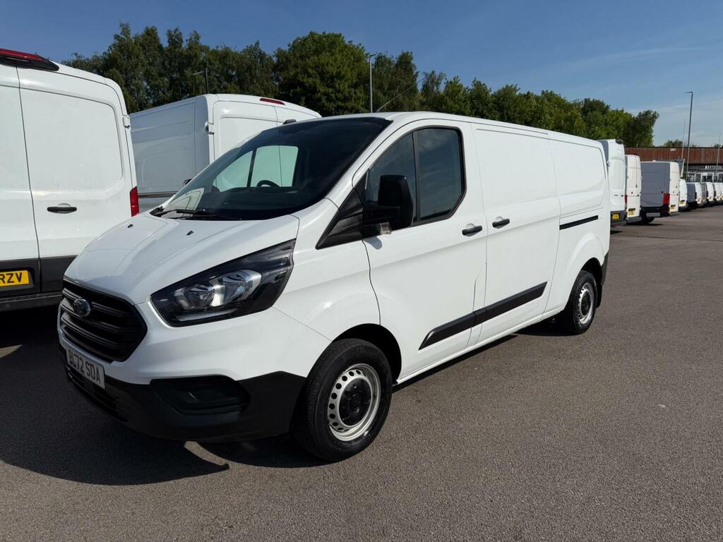 Ford Transit Custom Panel Van 2.0 300 Ecoblue Leader L2 H1 Euro 6 Ss BL72SOA White #3