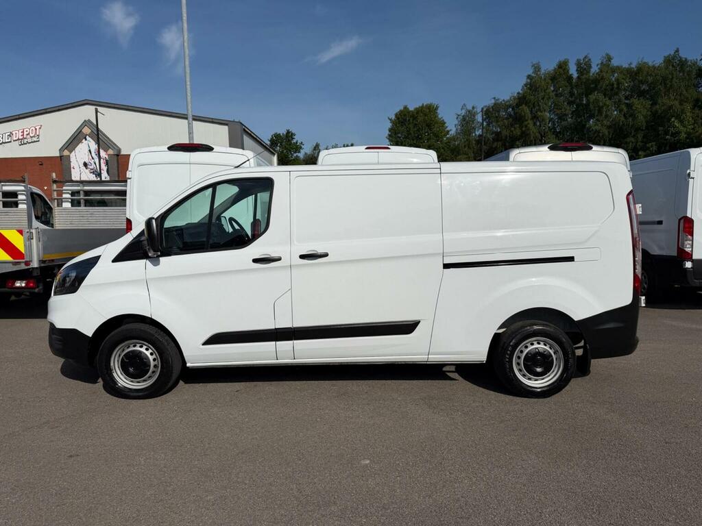 Ford Transit Custom Panel Van 2.0 300 Ecoblue Leader L2 H1 Euro 6 Ss BL72SOA White #5