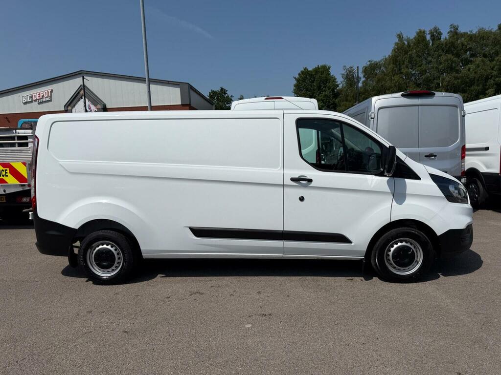 Ford Transit Custom Panel Van 2.0 300 Ecoblue Leader L2 H1 Euro 6 Ss BL72SNJ White #4