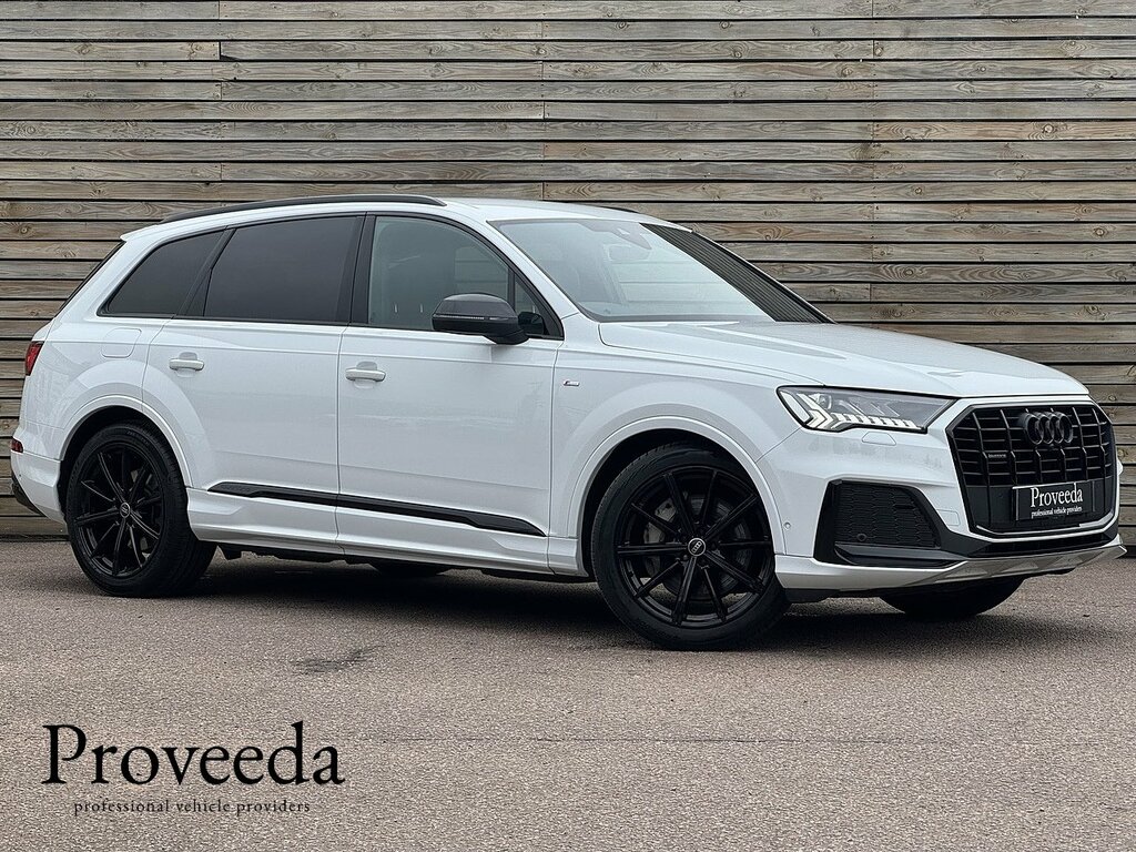 Audi Q7 202373 Tdi V6 Black Edition 7 Seater Tow Bar White