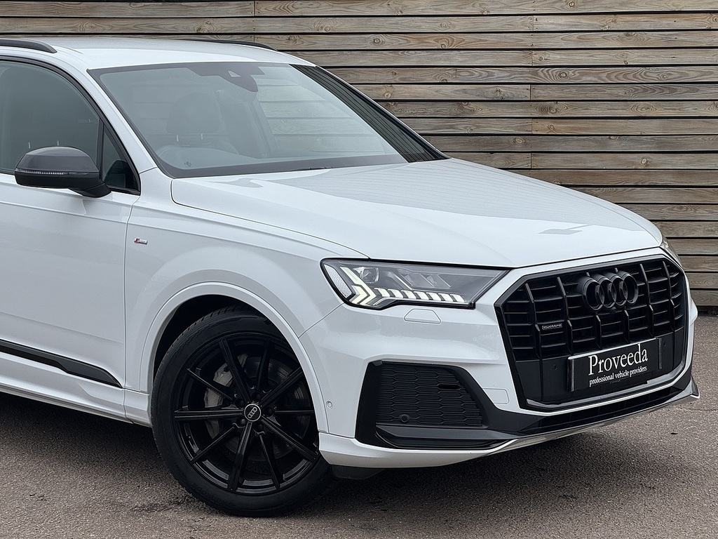 Audi Q7 202373 Tdi V6 Black Edition 7 Seater Tow Bar KN73XYP White #5