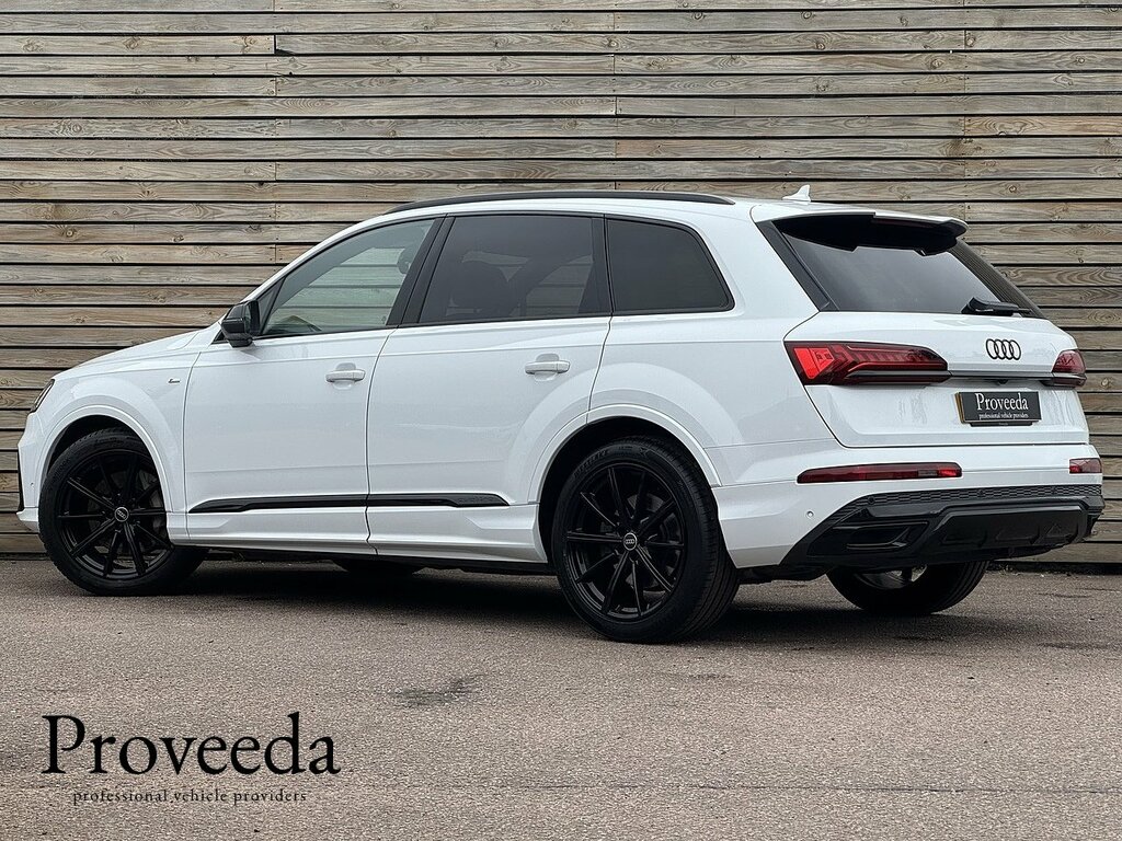 Audi Q7 202373 Tdi V6 Black Edition 7 Seater Tow Bar KN73XYP White #3