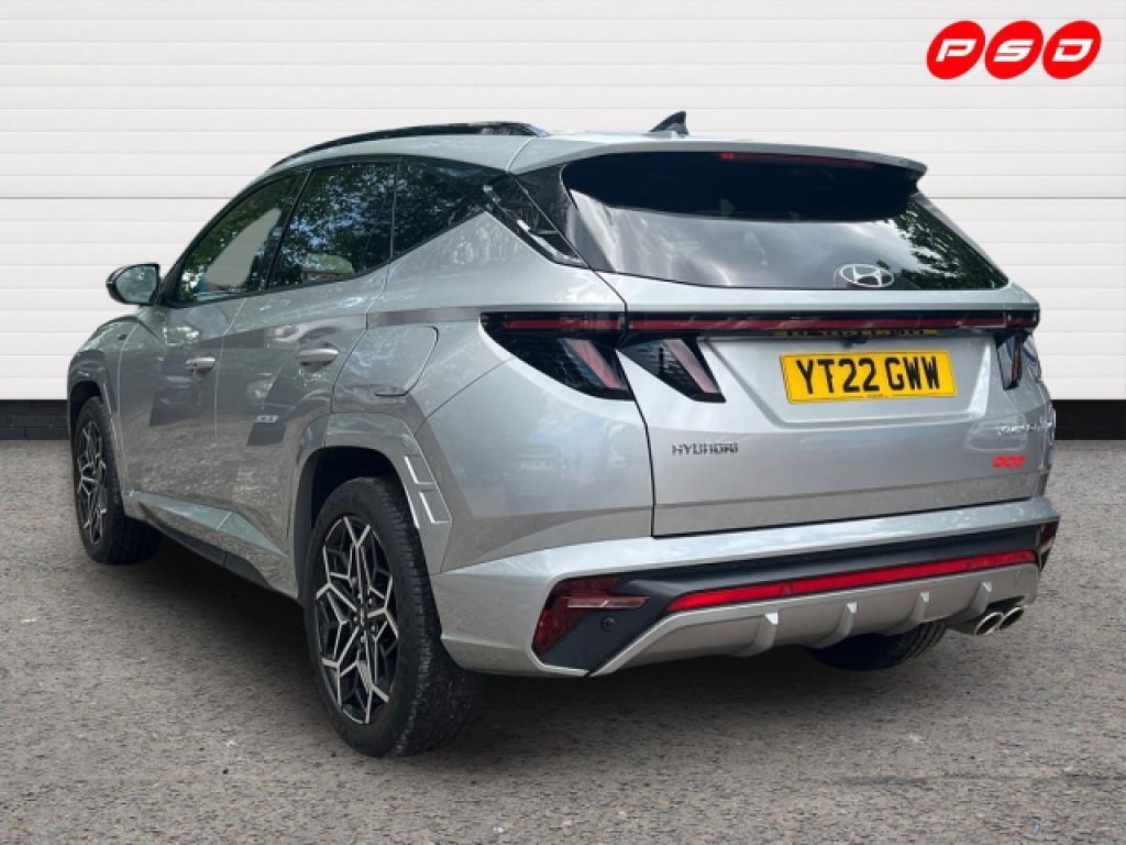 Hyundai Tucson 1.6 T-gdi Mhev N Line Suv YT22GWW Silver #4