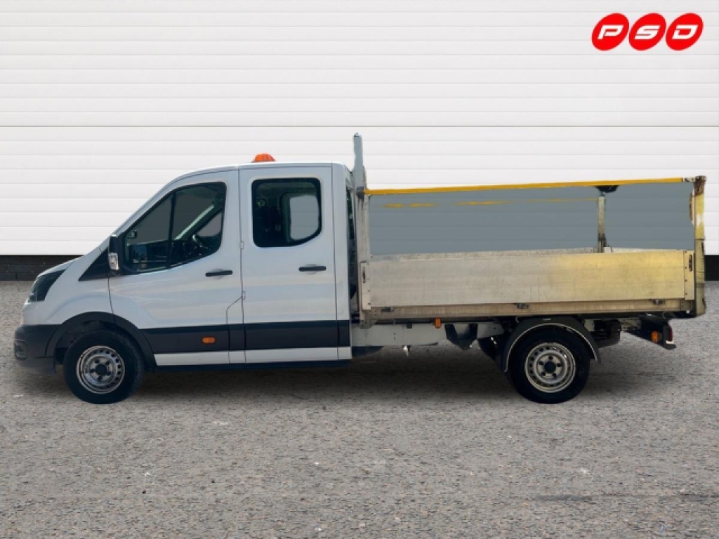 Ford Transit Custom 2.0 350 Ecoblue Leader Chassis Double Cab MJ20OVX White #4