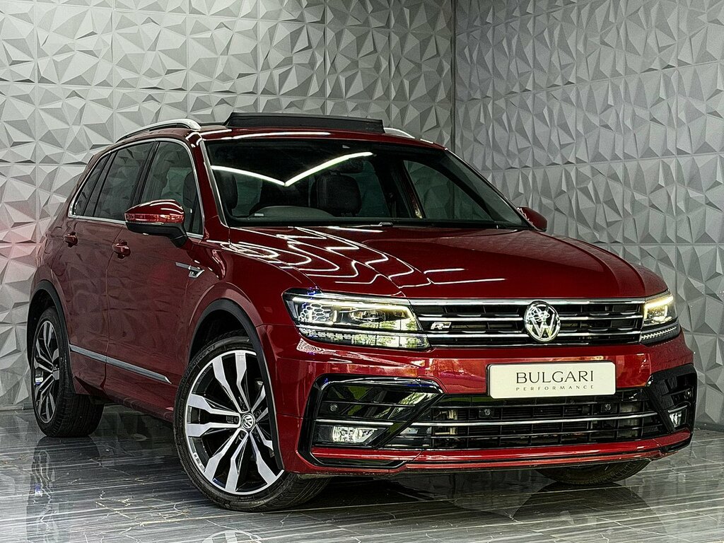 Volkswagen Tiguan Tdi R-line Stunning Colour Great History Spec KT18KPE Red #4