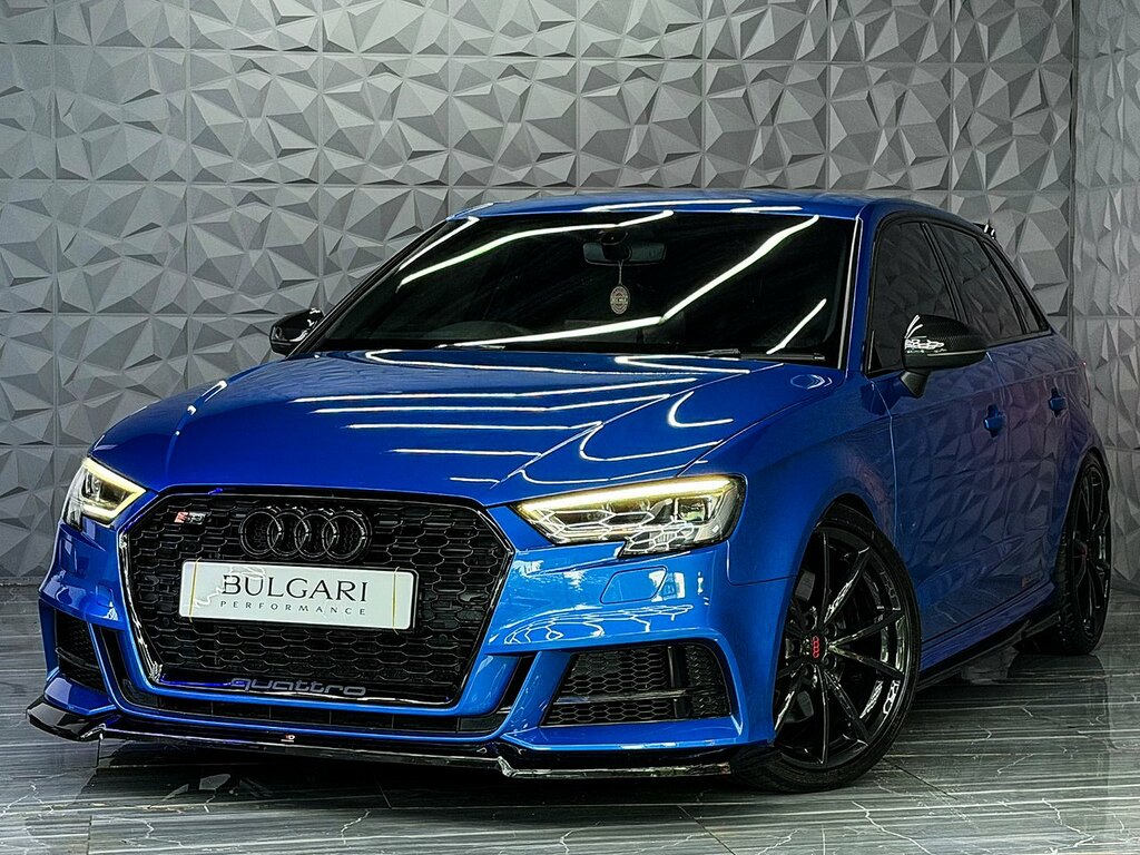Audi S3 Tfsi Black Edition U917 Ulez Blue
