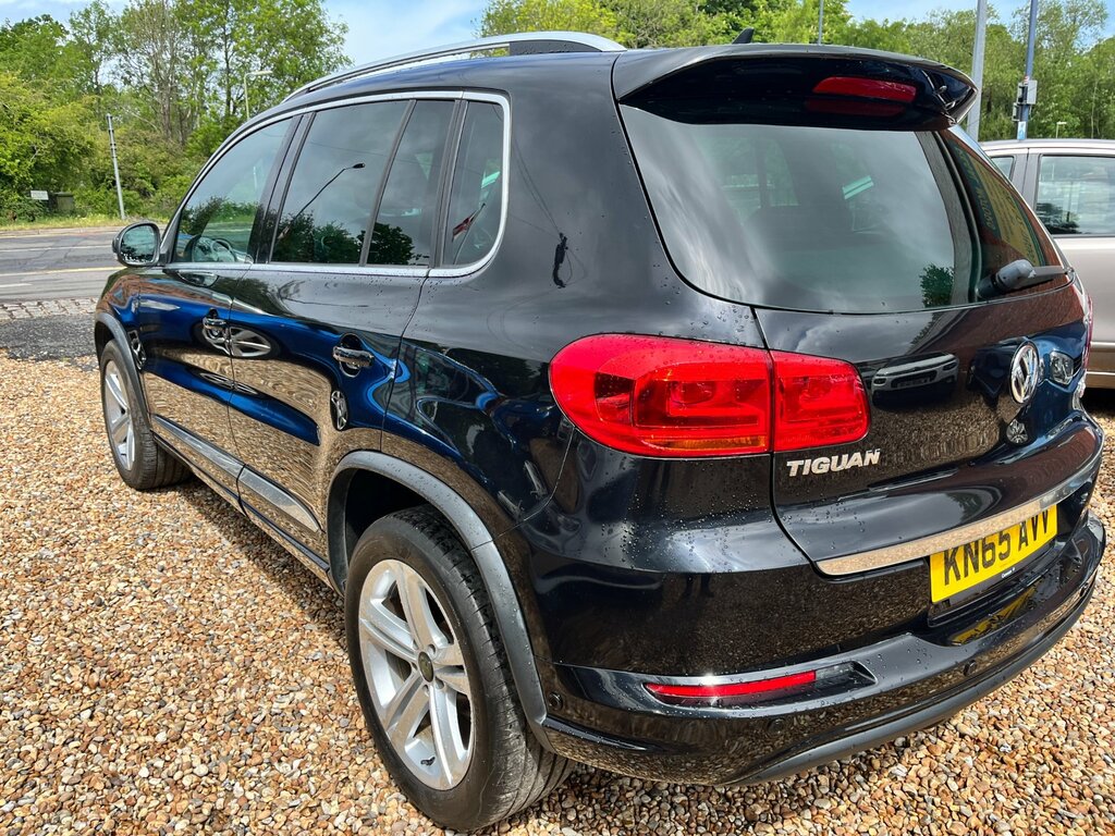 Volkswagen Tiguan 2.0 Tdi Bluemotion Tech R-line Suv Dsg KN65AVV Black #6