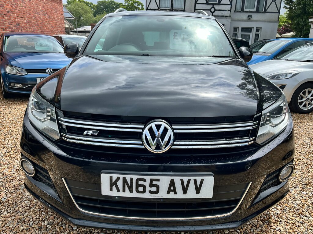 Volkswagen Tiguan 2.0 Tdi Bluemotion Tech R-line Suv Dsg KN65AVV Black #2
