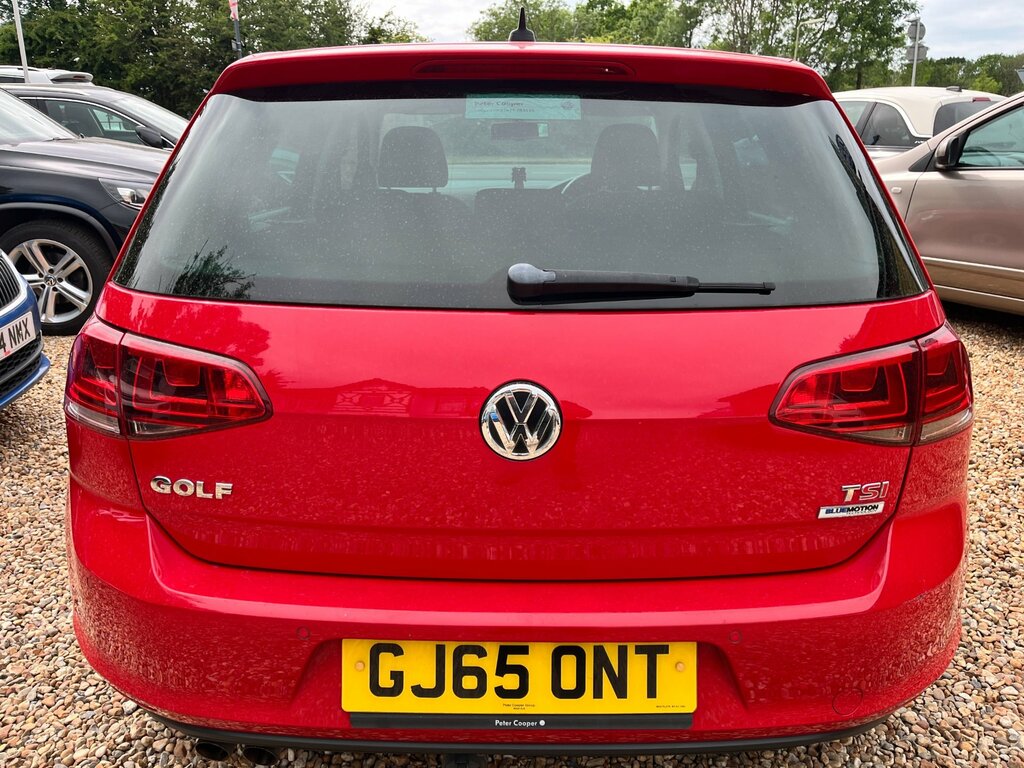 Volkswagen Golf 1.4 Tsi Bluemotion Tech Act Gt Hatchback Petro GJ65ONT Red #5