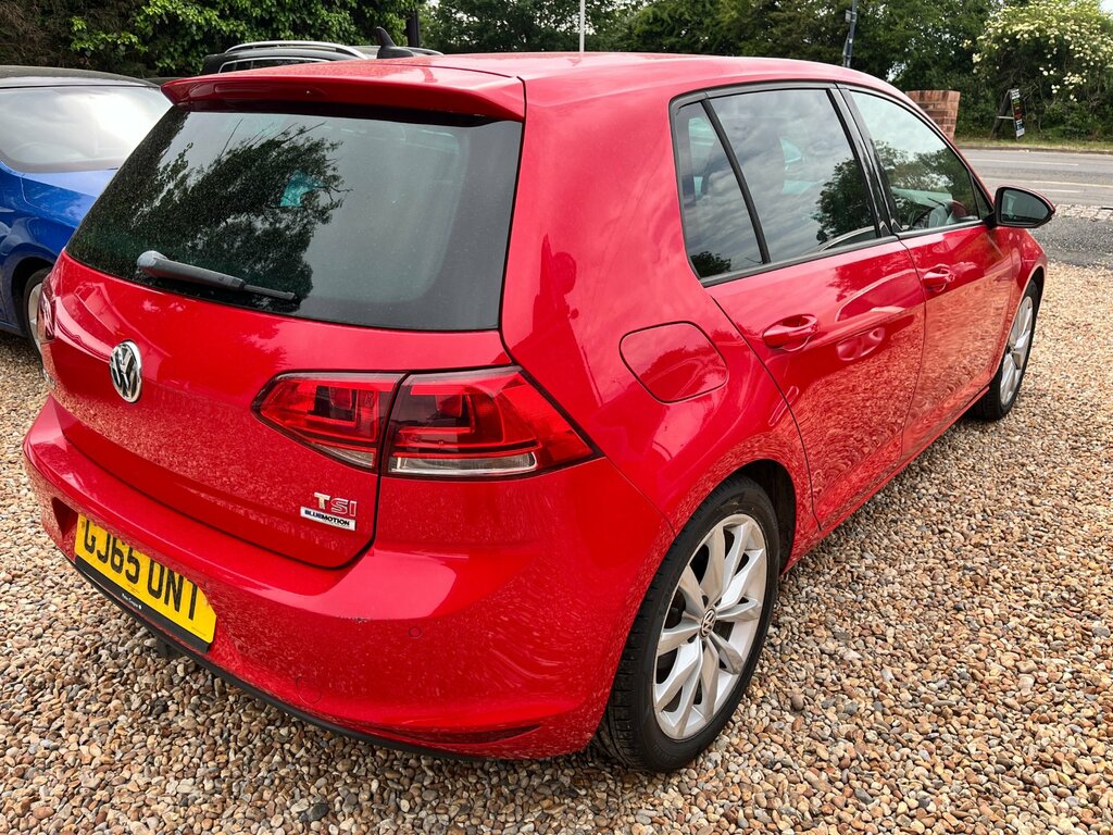 Volkswagen Golf 1.4 Tsi Bluemotion Tech Act Gt Hatchback Petro GJ65ONT Red #4