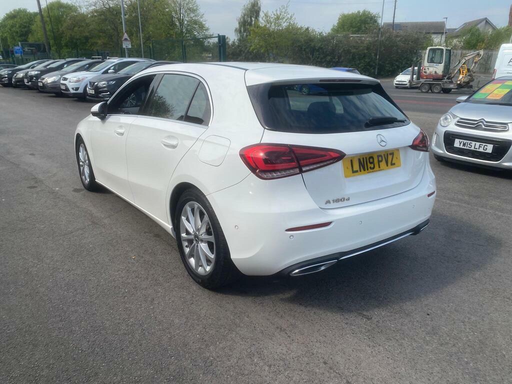 Mercedes-Benz A Class 1.5 A180d Sport Executive 7G-dct Euro 6 Ss LN19PVZ White #3
