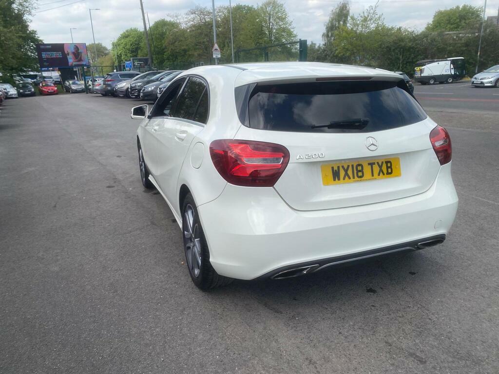 Mercedes-Benz A Class 1.6 A200 Sport Edition Euro 6 Ss WX18TXB White #4