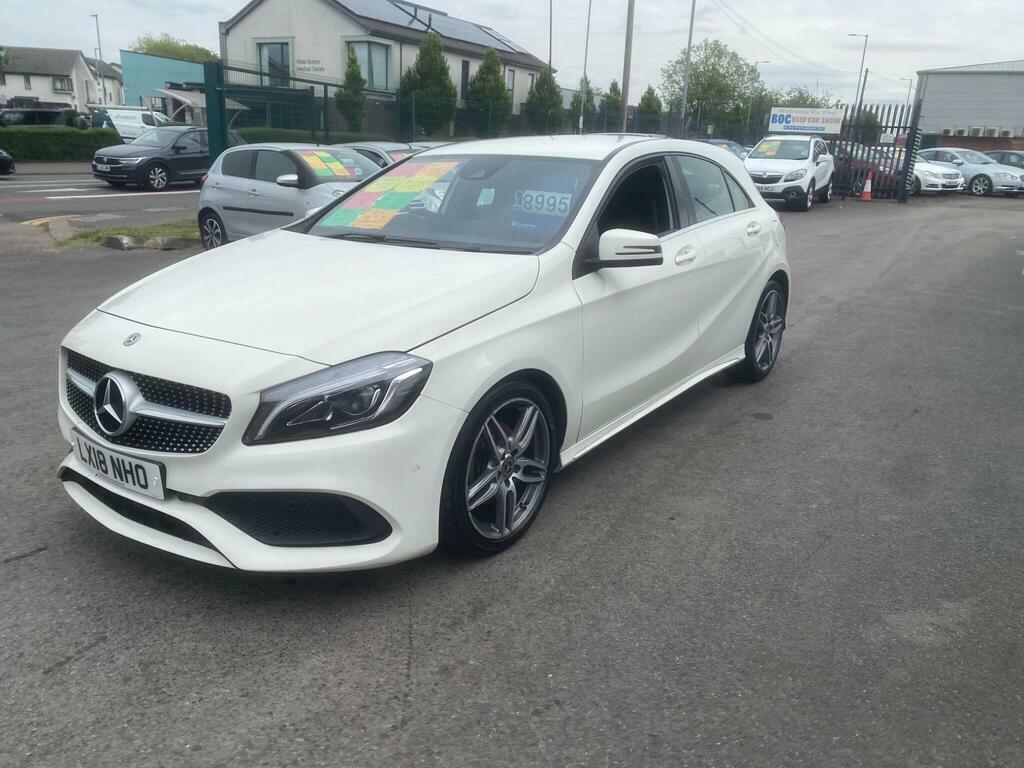 Mercedes-Benz A Class 1.6 A180 Amg Line Premium Euro 6 Ss LX18NHO White #3