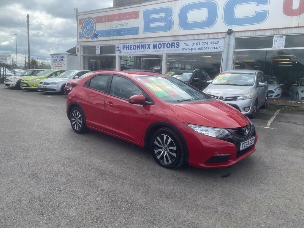 Honda Civic 1.6 I-dtec S Euro 5 Ss YT64GOX Red
