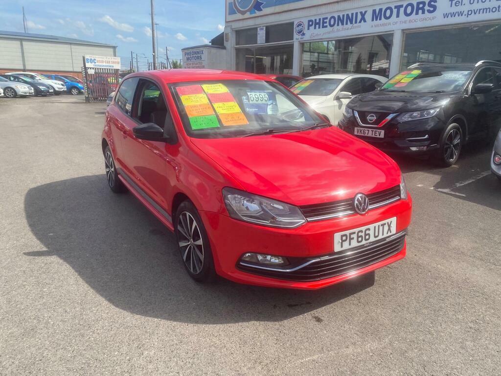 Volkswagen Polo 1.0 Bluemotion Tech Beats Euro 6 Ss PF66UTX Red #6
