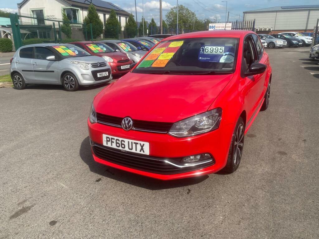 Volkswagen Polo 1.0 Bluemotion Tech Beats Euro 6 Ss PF66UTX Red #3