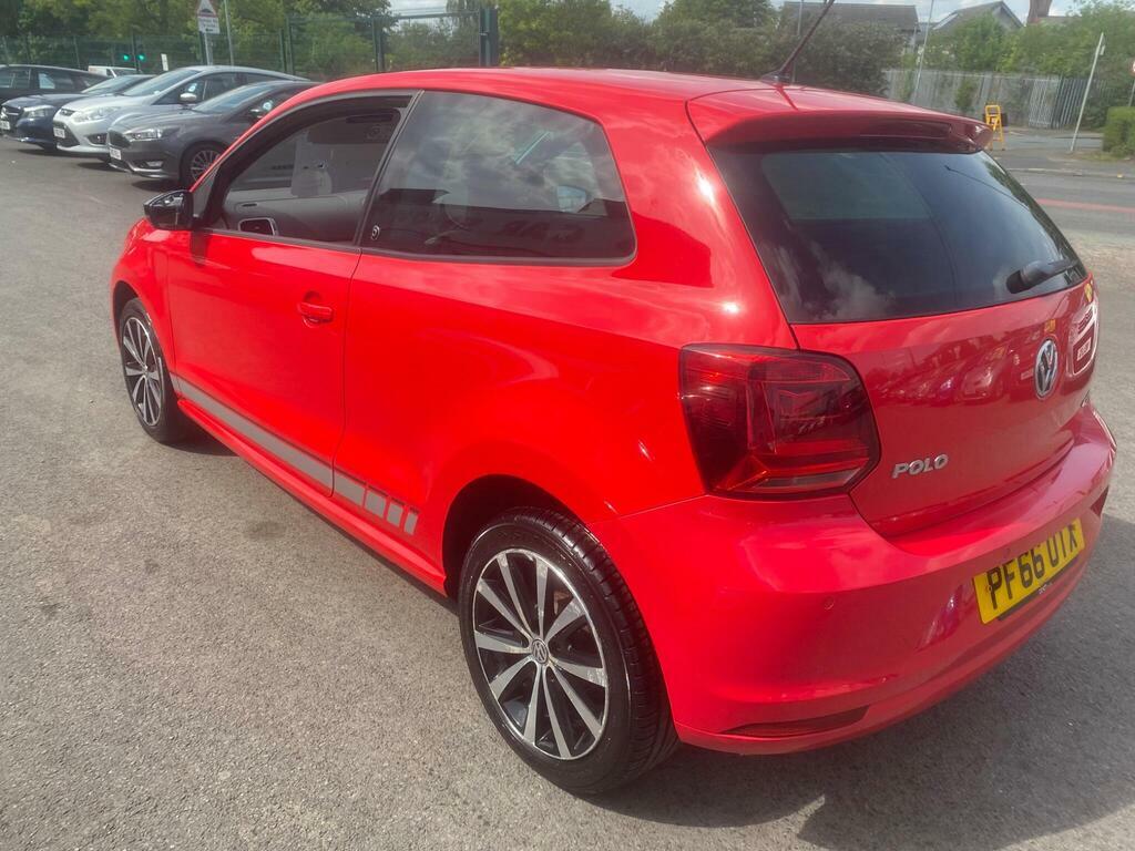 Volkswagen Polo 1.0 Bluemotion Tech Beats Euro 6 Ss PF66UTX Red #4