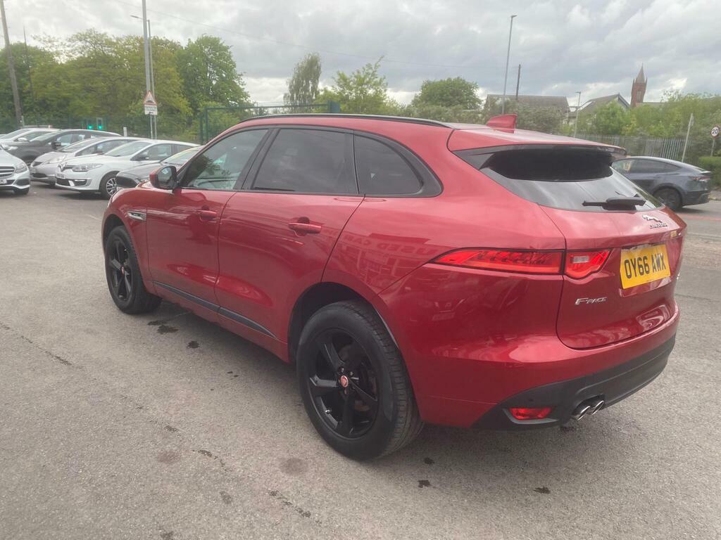 Jaguar F-Pace 2.0 D180 R-sport Awd Euro 6 S S OY66AWX Red #4