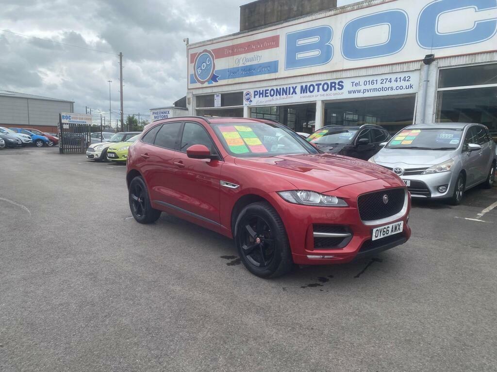 Jaguar F-Pace 2.0 D180 R-sport Awd Euro 6 S S OY66AWX Red #5