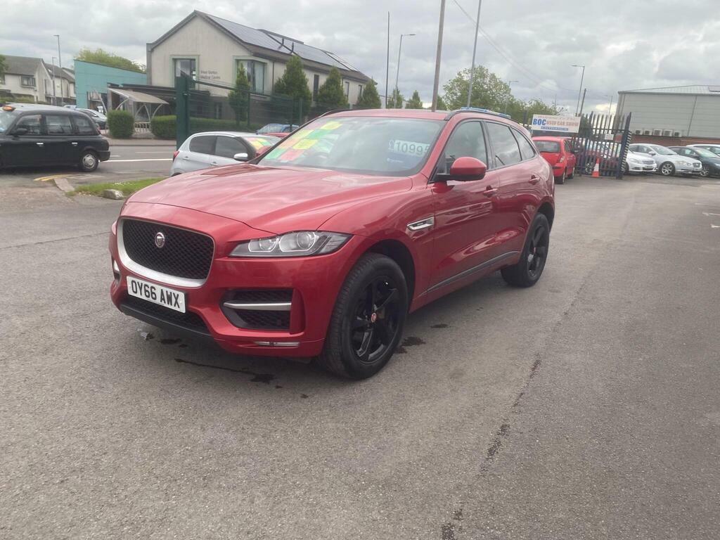 Jaguar F-Pace 2.0 D180 R-sport Awd Euro 6 S S OY66AWX Red #3