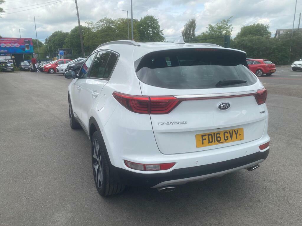 Kia Sportage 2.0 Crdi Gt-line Awd Euro 6 FD16GVY White #4