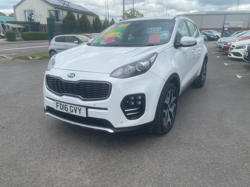 Kia Sportage 2.0 Crdi Gt-line Awd Euro 6 FD16GVY White #3