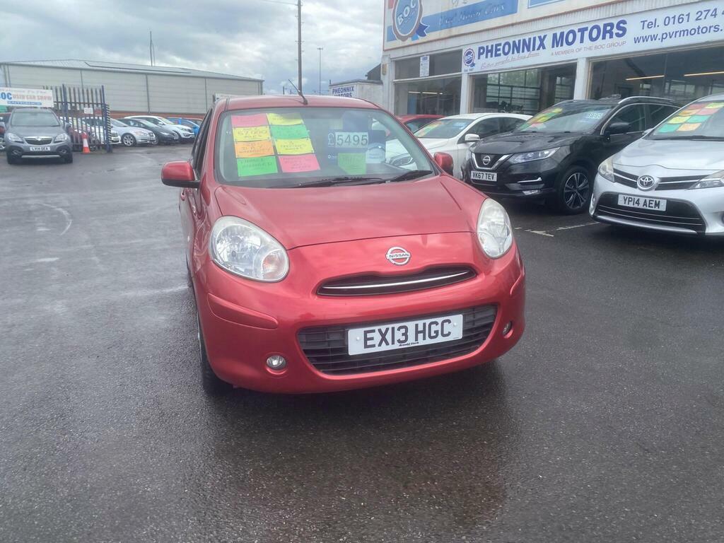 Nissan Micra 1.2 12V Acenta Cvt Euro 5 EX13HGC Red #2
