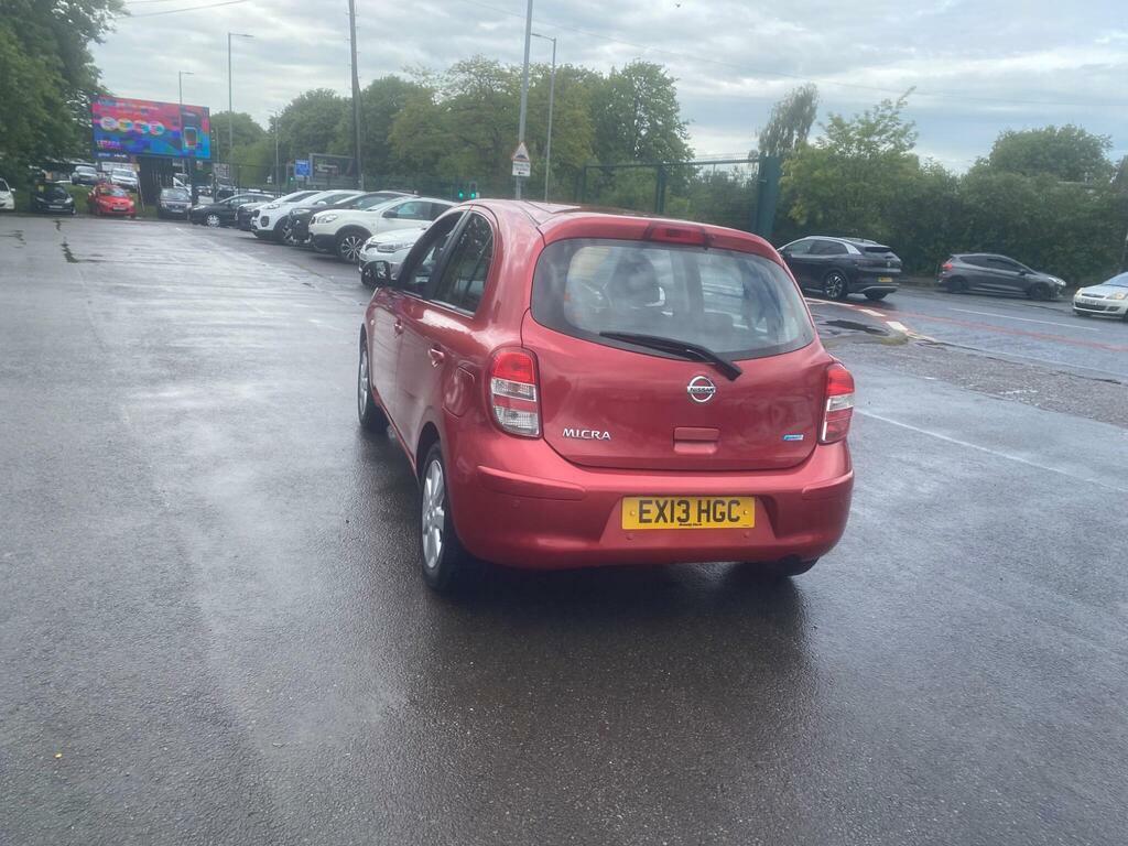 Nissan Micra 1.2 12V Acenta Cvt Euro 5 EX13HGC Red #4