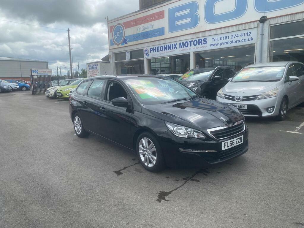 Peugeot 308 SW 1.6 Bluehdi Active Euro 6 S S FL66ZZN Black #5