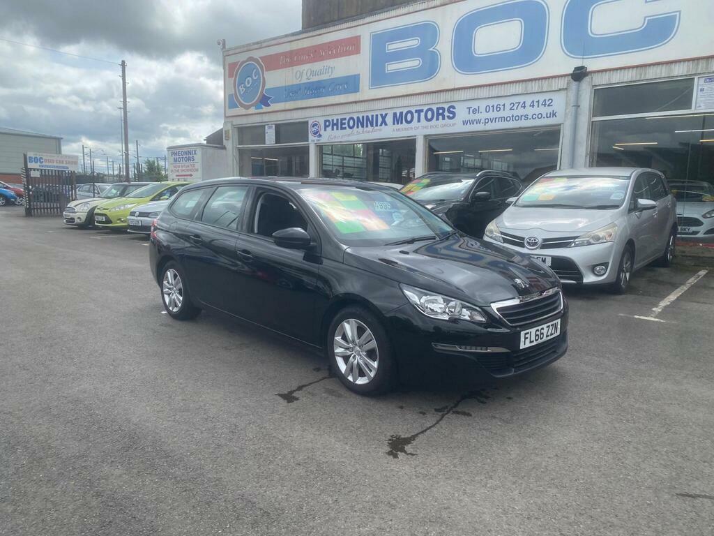Peugeot 308 SW 1.6 Bluehdi Active Euro 6 S S FL66ZZN Black #6