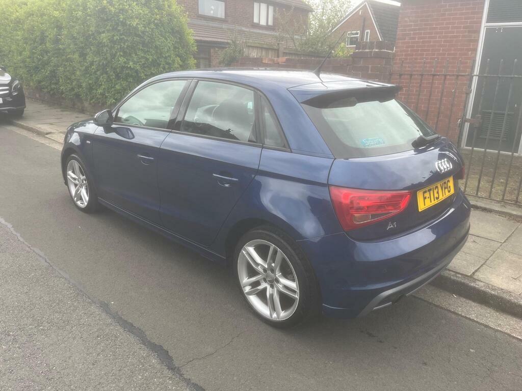 Audi A1 1.6 Tdi S Line Sportback Euro 5 S S FT13YPG Blue #4