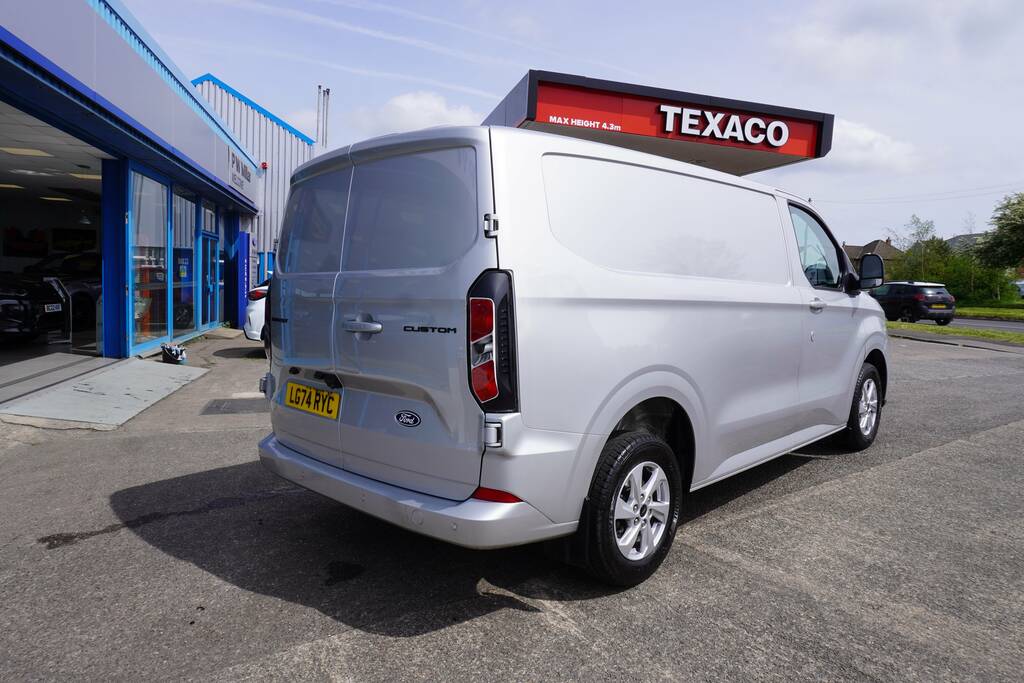 Ford Transit Custom 2.0 300 Ecoblue Limited L1 H1 Euro 6 Ss LG74RYC Silver #3