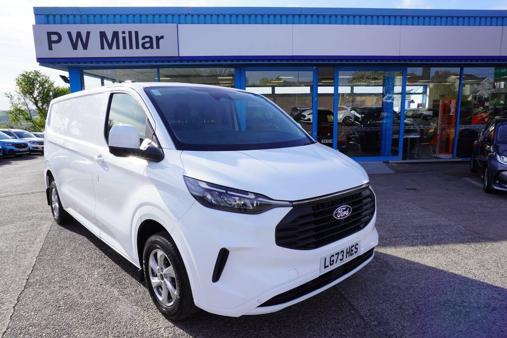 Ford Transit Custom 2.0 300 Ecoblue Limited L2 H1 Euro 6 Ss 5Dr, Lo White