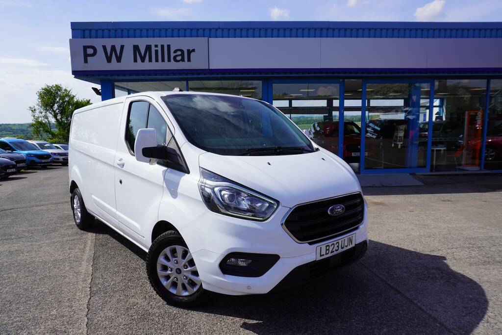 Ford Transit Custom 2.0 300 Ecoblue Limited L2 H1 Euro 6 Ss 5Dr, Lo White