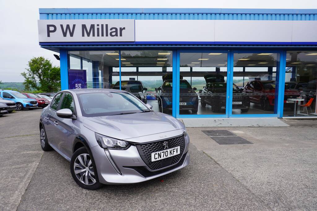 Peugeot e-208 50Kwh Active Hatchback 136 Ps Grey