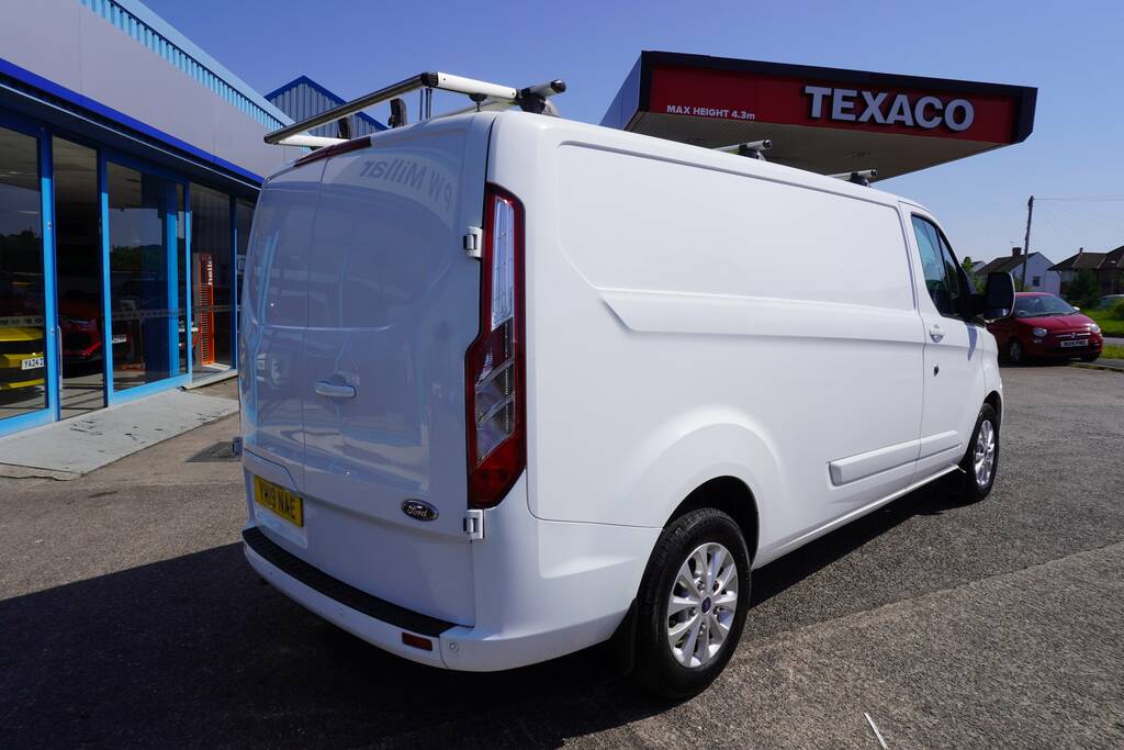 Ford Transit Custom 2.0 300 Ecoblue Limited L2 H1 Euro 6 5Dr, Long Whe YM19NAE White #3