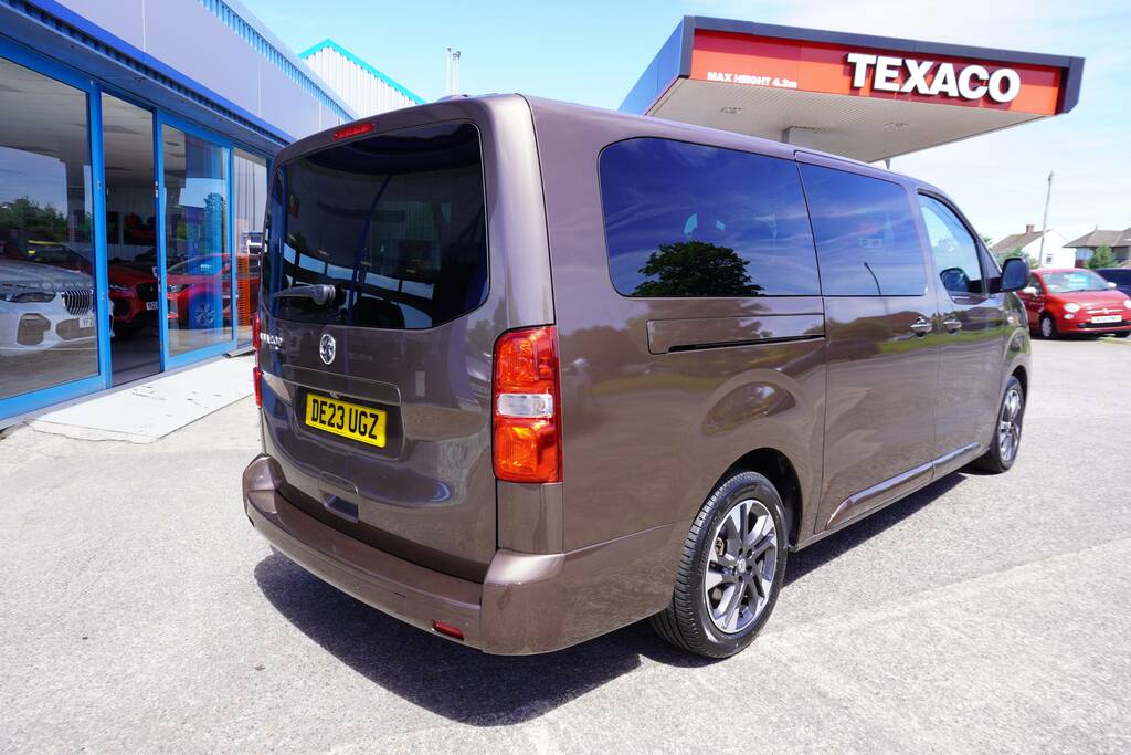 Vauxhall Vivaro 50Kwh Ultimate Lwb 8 Seat, 7.4K DE23UGZ Brown #3