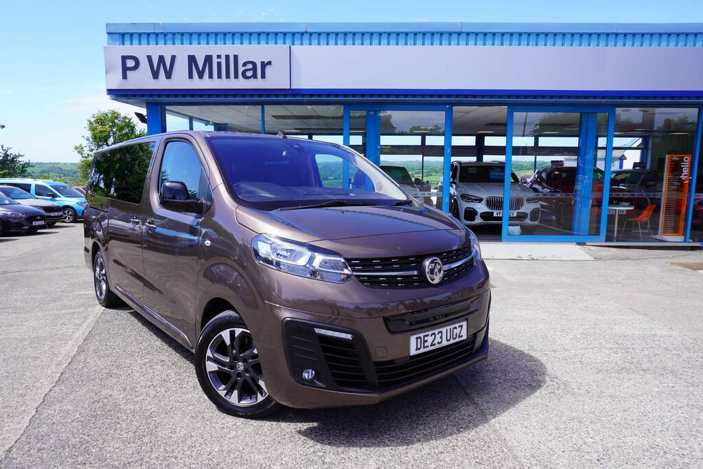 Vauxhall Vivaro 50Kwh Ultimate Lwb 8 Seat, 7.4K Brown