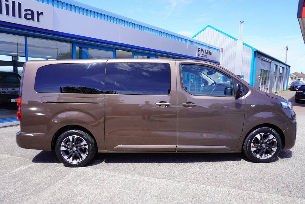 Vauxhall Vivaro 50Kwh Ultimate Lwb 8 Seat, 7.4K DE23UGZ Brown #2