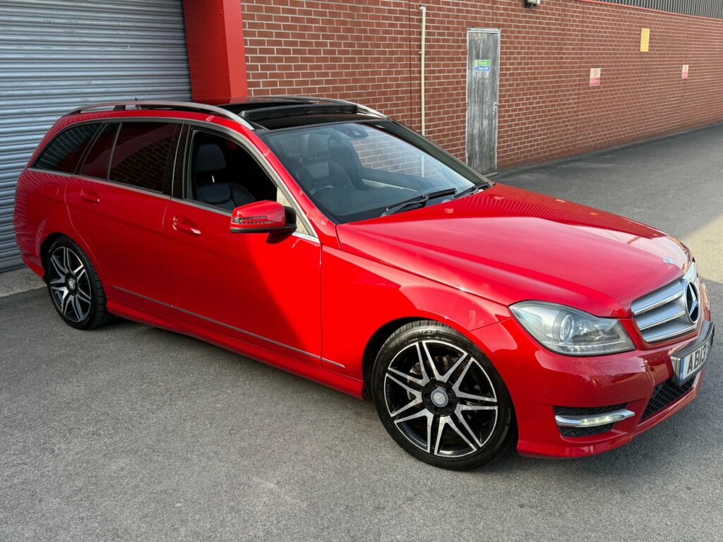 Mercedes-Benz C Class 2.1 C250 Cdi Blueefficiency Amg Sport Plus G-troni AB13SET Red #2