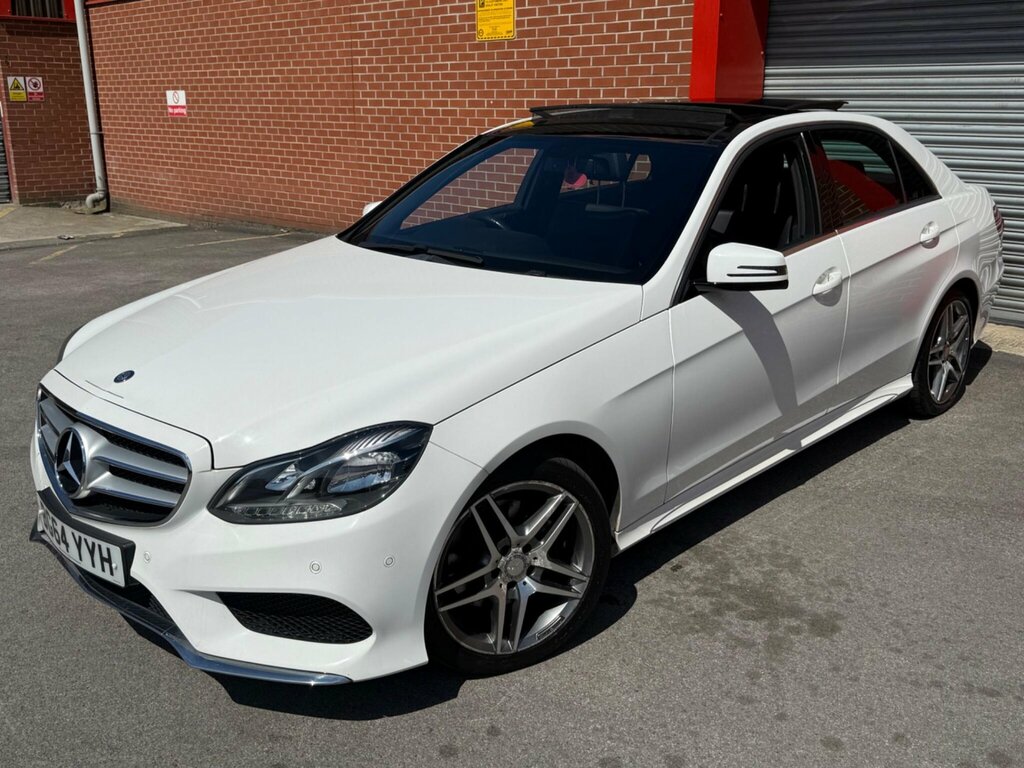 Mercedes-Benz E Class 2.1 E220 Bluetec Amg Line G-tronic Euro 6 Ss 4 BG64YYH White #6
